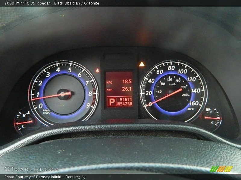 Black Obsidian / Graphite 2008 Infiniti G 35 x Sedan