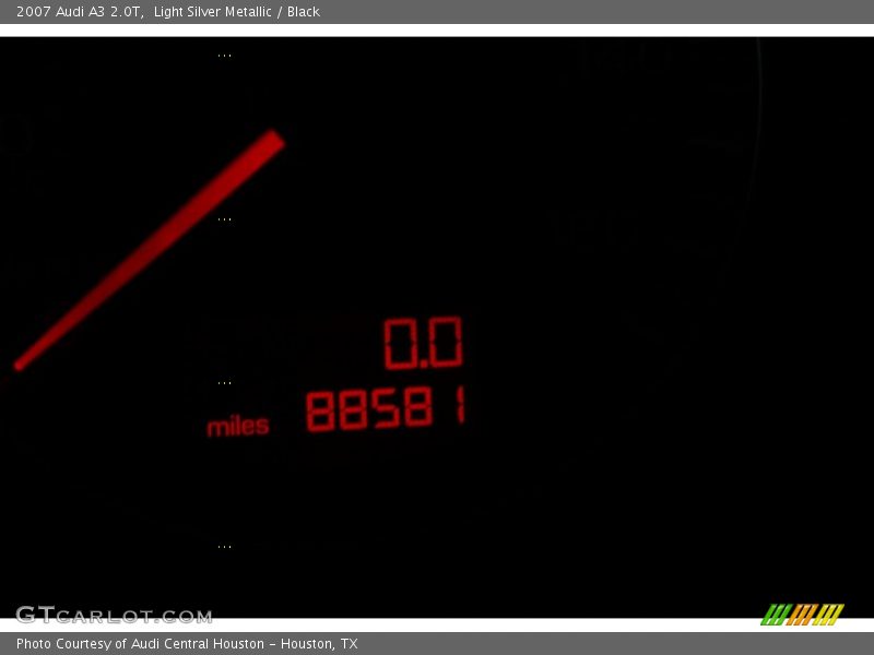 Light Silver Metallic / Black 2007 Audi A3 2.0T