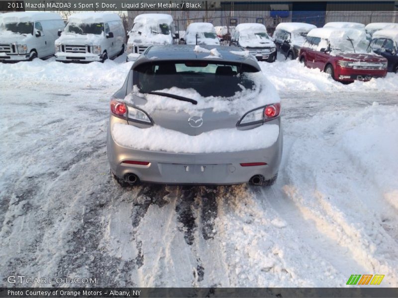 Liquid Silver Metallic / Black 2011 Mazda MAZDA3 s Sport 5 Door
