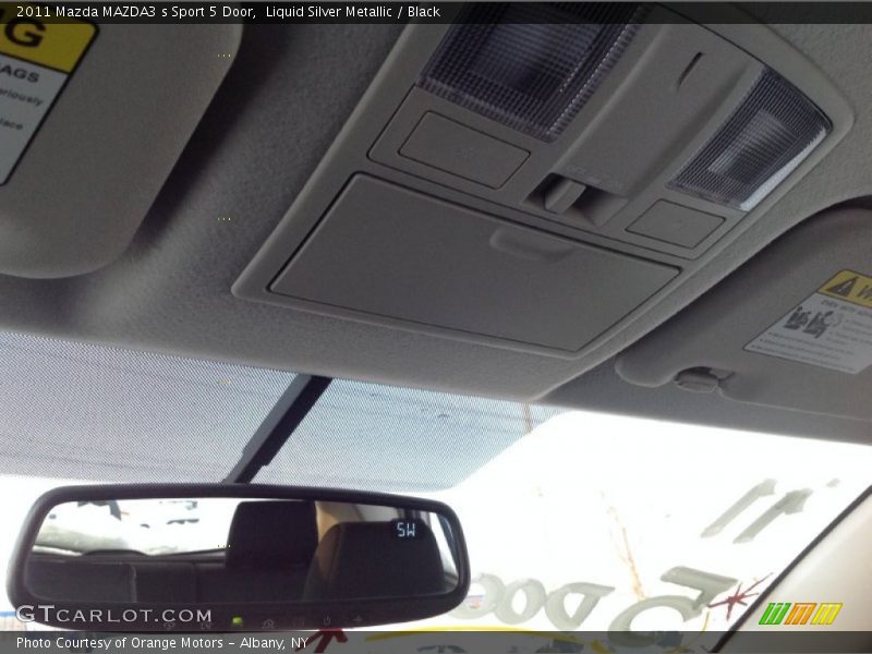 Liquid Silver Metallic / Black 2011 Mazda MAZDA3 s Sport 5 Door