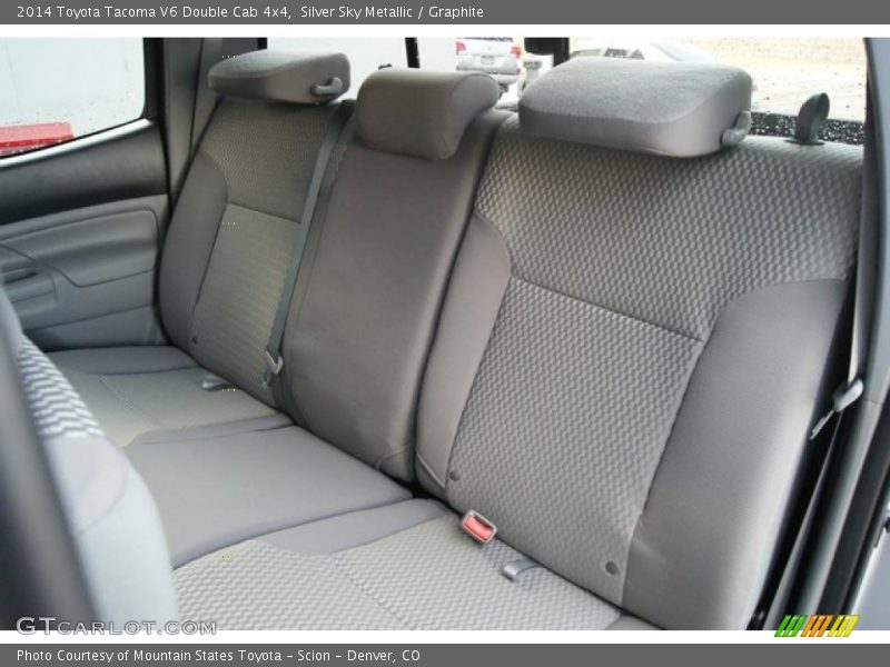 Silver Sky Metallic / Graphite 2014 Toyota Tacoma V6 Double Cab 4x4
