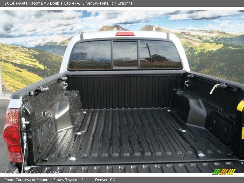 Silver Sky Metallic / Graphite 2014 Toyota Tacoma V6 Double Cab 4x4