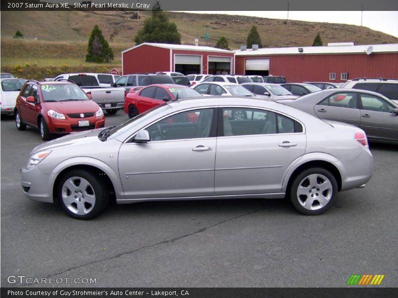Silver Pearl Metallic / Gray 2007 Saturn Aura XE