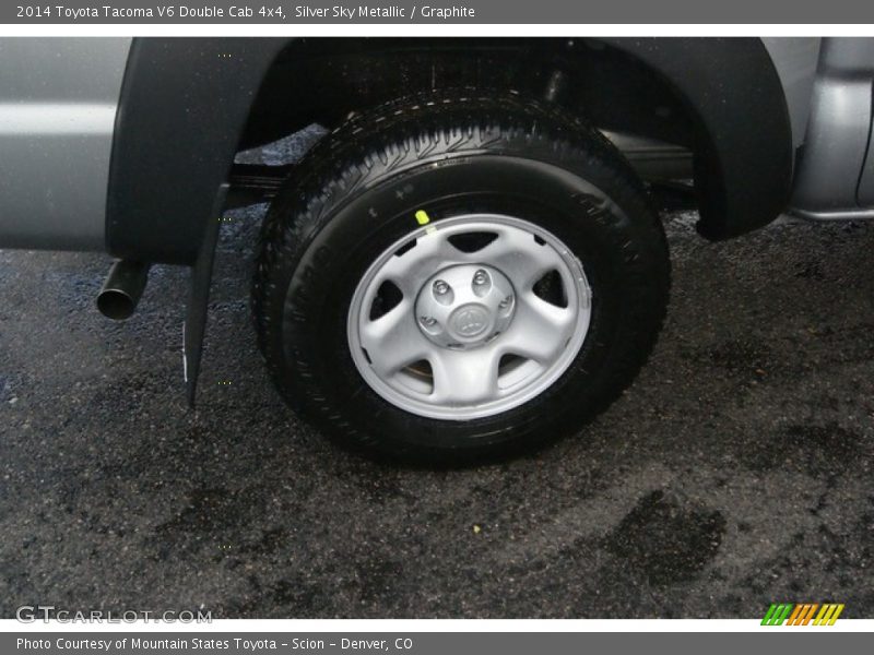 Silver Sky Metallic / Graphite 2014 Toyota Tacoma V6 Double Cab 4x4