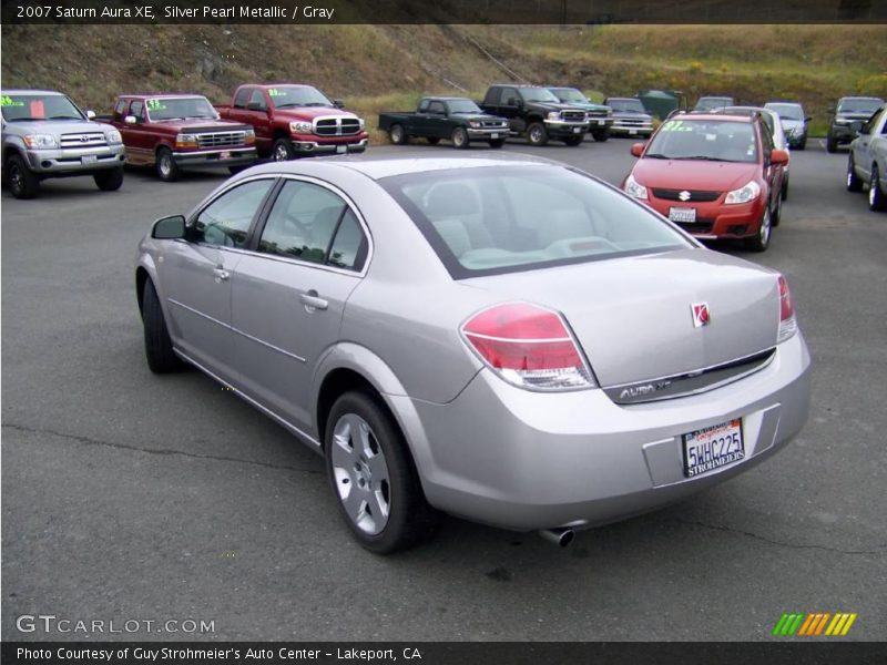 Silver Pearl Metallic / Gray 2007 Saturn Aura XE