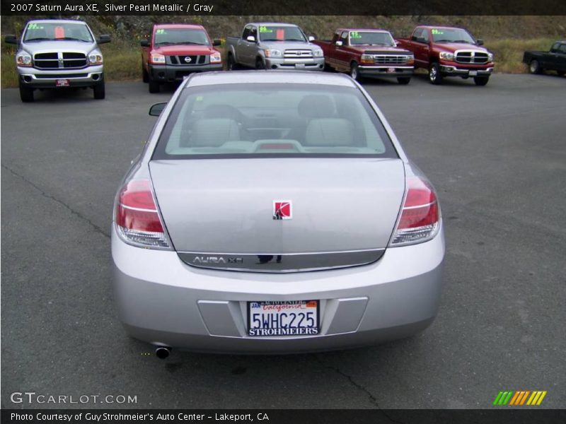 Silver Pearl Metallic / Gray 2007 Saturn Aura XE