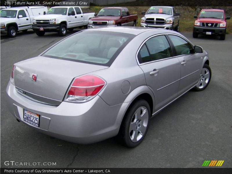 Silver Pearl Metallic / Gray 2007 Saturn Aura XE