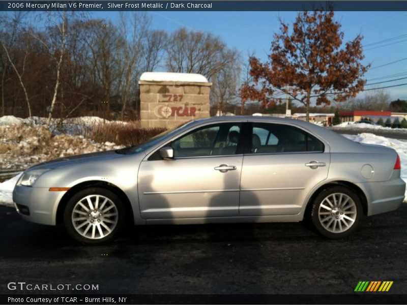 Silver Frost Metallic / Dark Charcoal 2006 Mercury Milan V6 Premier