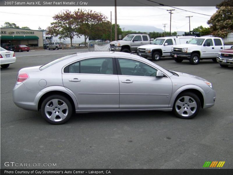 Silver Pearl Metallic / Gray 2007 Saturn Aura XE