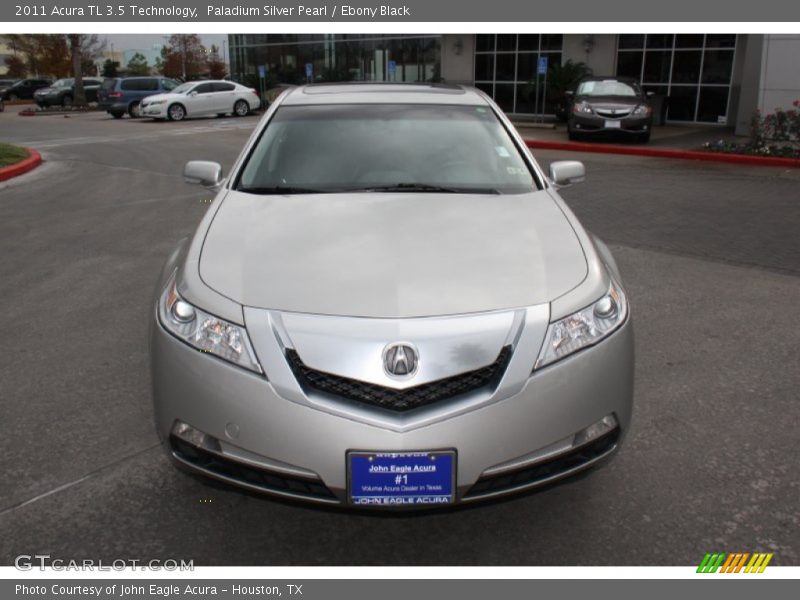 Paladium Silver Pearl / Ebony Black 2011 Acura TL 3.5 Technology