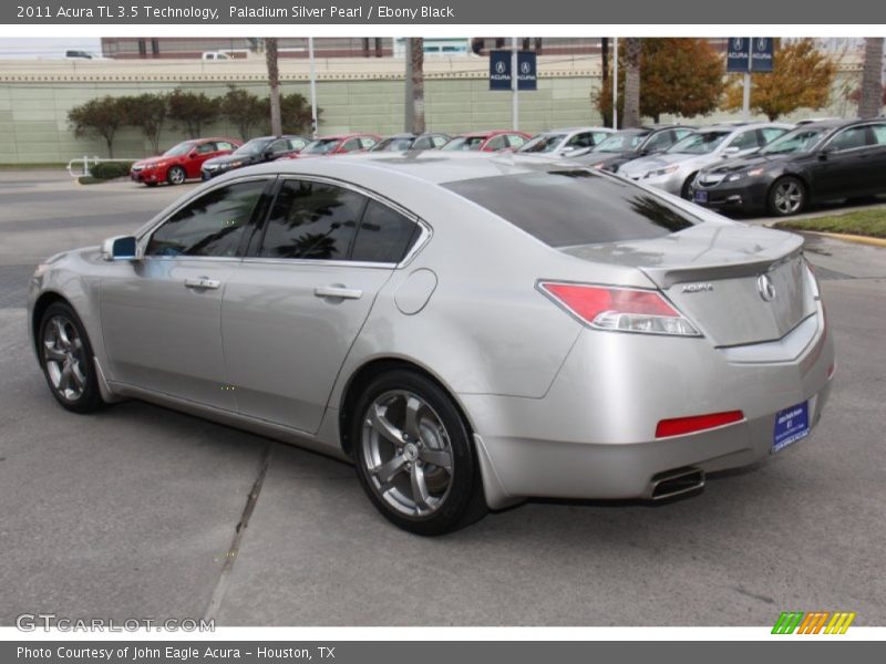 Paladium Silver Pearl / Ebony Black 2011 Acura TL 3.5 Technology