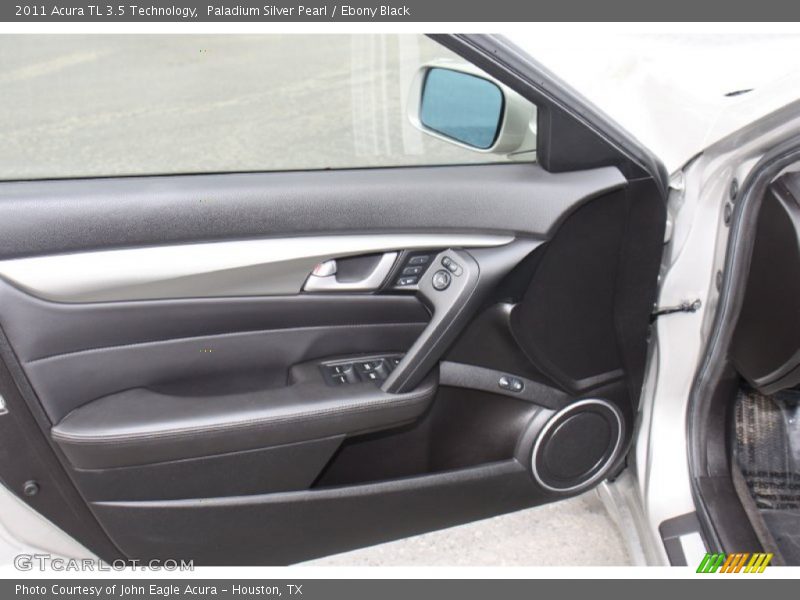 Paladium Silver Pearl / Ebony Black 2011 Acura TL 3.5 Technology