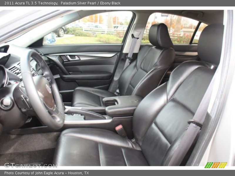 Paladium Silver Pearl / Ebony Black 2011 Acura TL 3.5 Technology