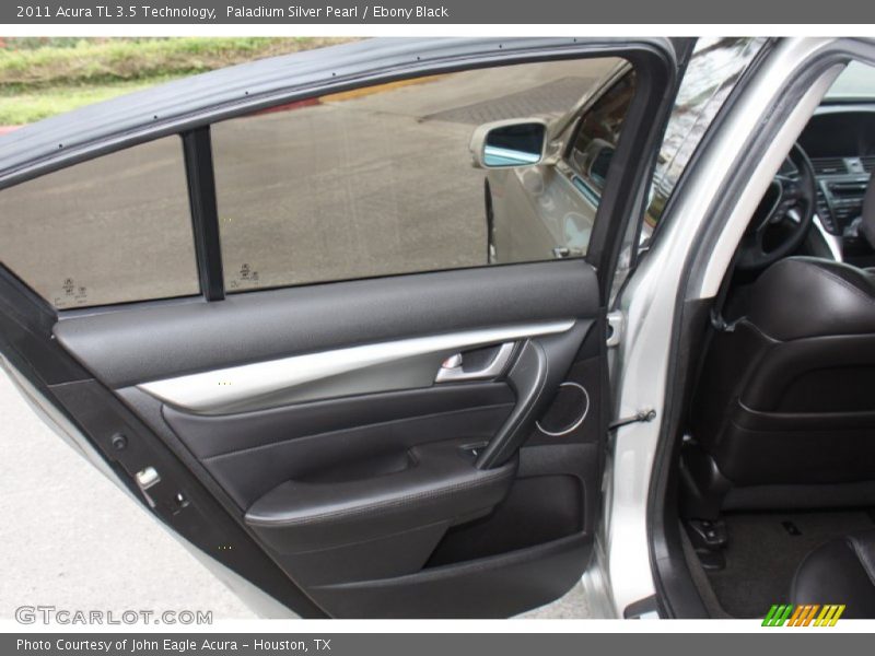 Paladium Silver Pearl / Ebony Black 2011 Acura TL 3.5 Technology