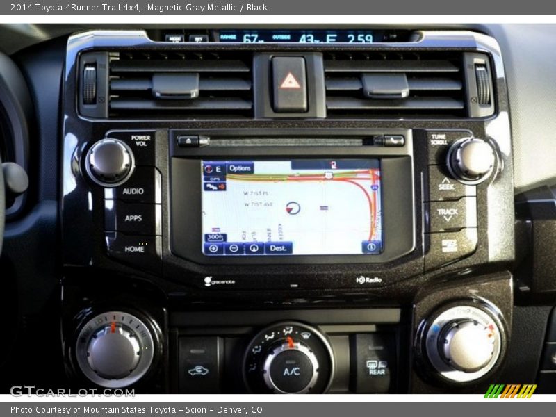 Magnetic Gray Metallic / Black 2014 Toyota 4Runner Trail 4x4