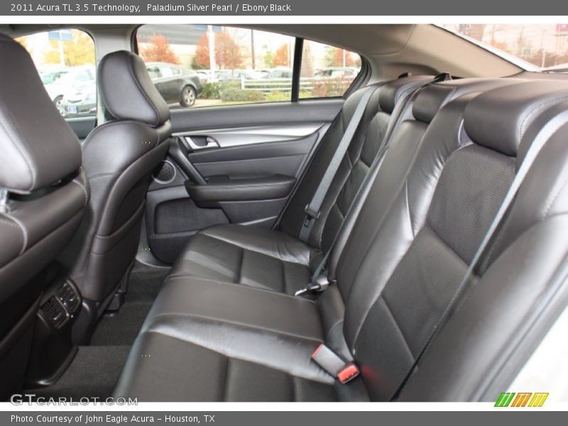 Paladium Silver Pearl / Ebony Black 2011 Acura TL 3.5 Technology