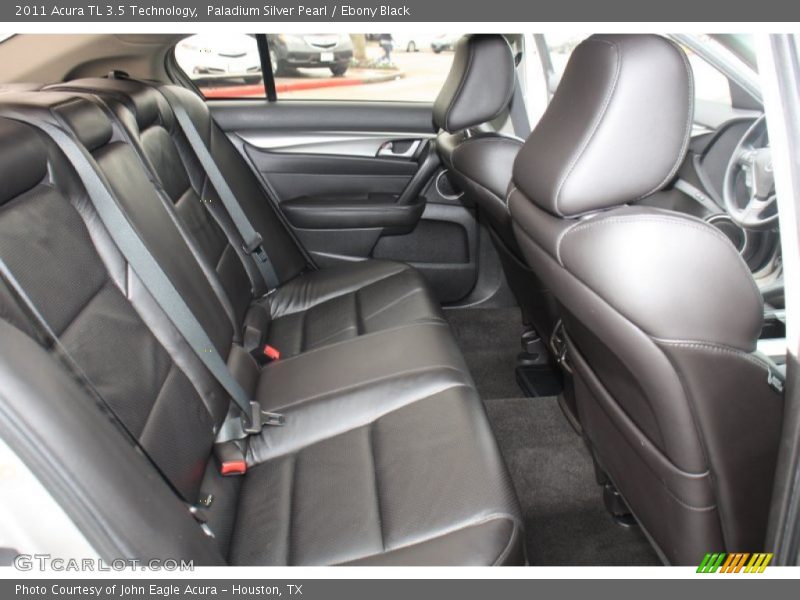 Paladium Silver Pearl / Ebony Black 2011 Acura TL 3.5 Technology