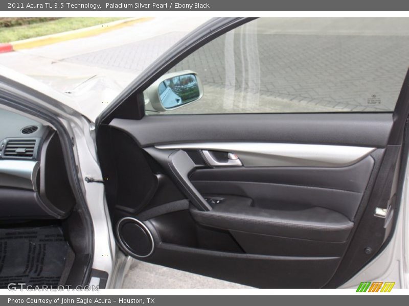 Paladium Silver Pearl / Ebony Black 2011 Acura TL 3.5 Technology