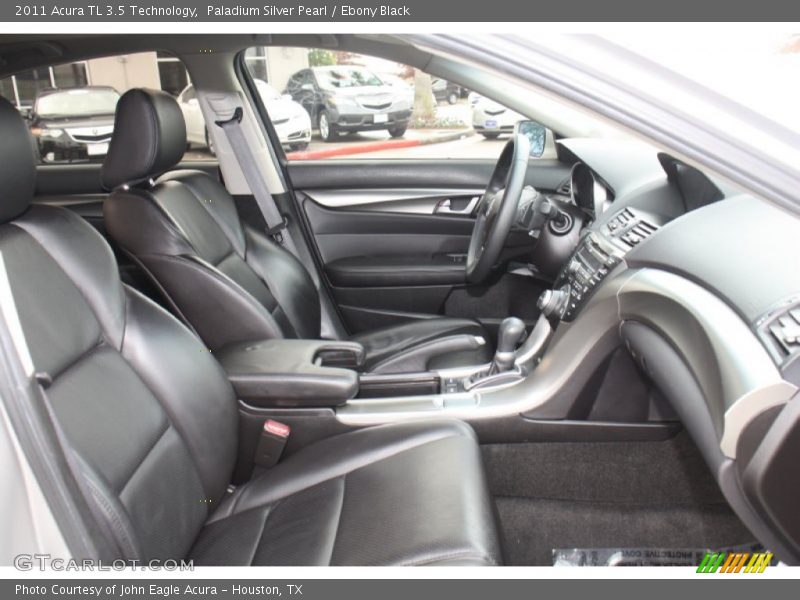 Paladium Silver Pearl / Ebony Black 2011 Acura TL 3.5 Technology