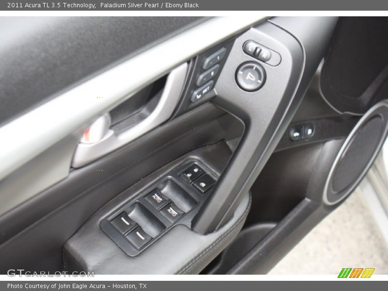 Paladium Silver Pearl / Ebony Black 2011 Acura TL 3.5 Technology