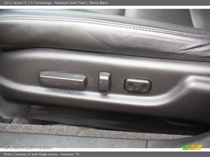 Paladium Silver Pearl / Ebony Black 2011 Acura TL 3.5 Technology