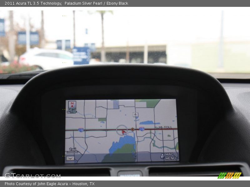Paladium Silver Pearl / Ebony Black 2011 Acura TL 3.5 Technology