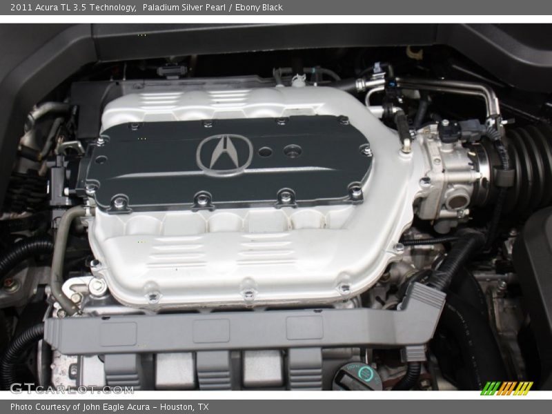 Paladium Silver Pearl / Ebony Black 2011 Acura TL 3.5 Technology