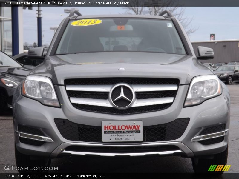 Palladium Silver Metallic / Black 2013 Mercedes-Benz GLK 350 4Matic