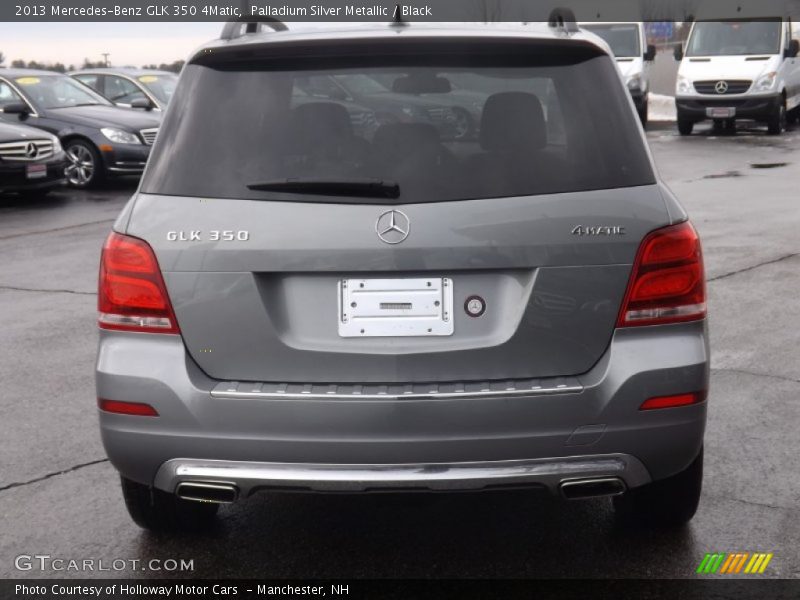 Palladium Silver Metallic / Black 2013 Mercedes-Benz GLK 350 4Matic