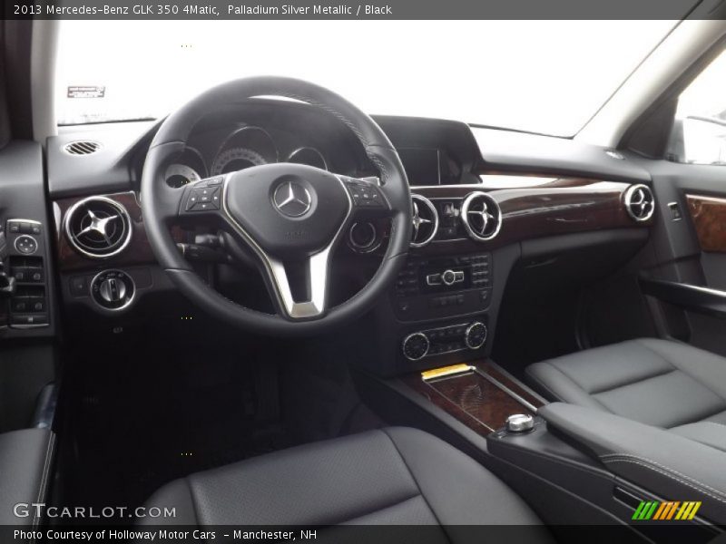 Palladium Silver Metallic / Black 2013 Mercedes-Benz GLK 350 4Matic