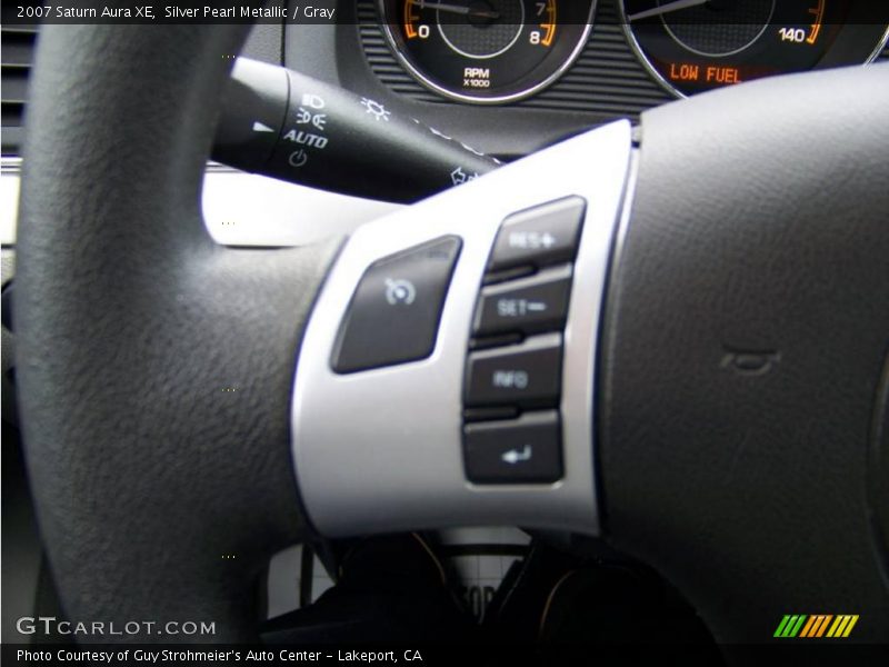 Silver Pearl Metallic / Gray 2007 Saturn Aura XE