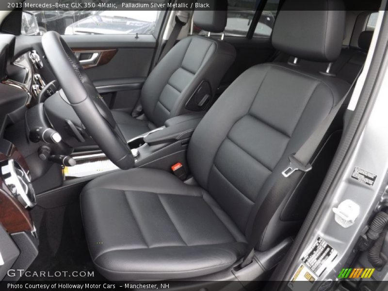 Palladium Silver Metallic / Black 2013 Mercedes-Benz GLK 350 4Matic