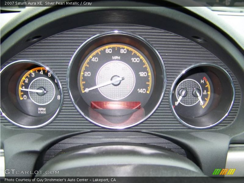 Silver Pearl Metallic / Gray 2007 Saturn Aura XE