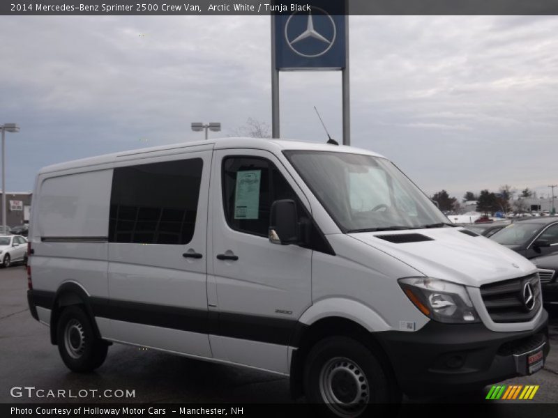 Front 3/4 View of 2014 Sprinter 2500 Crew Van