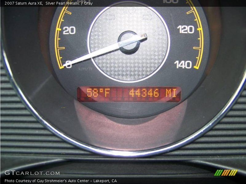 Silver Pearl Metallic / Gray 2007 Saturn Aura XE