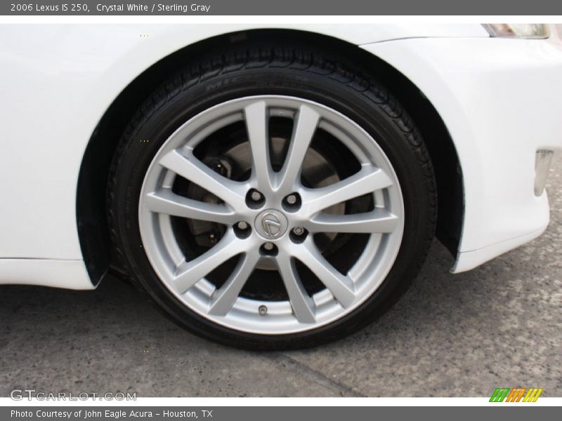 Crystal White / Sterling Gray 2006 Lexus IS 250