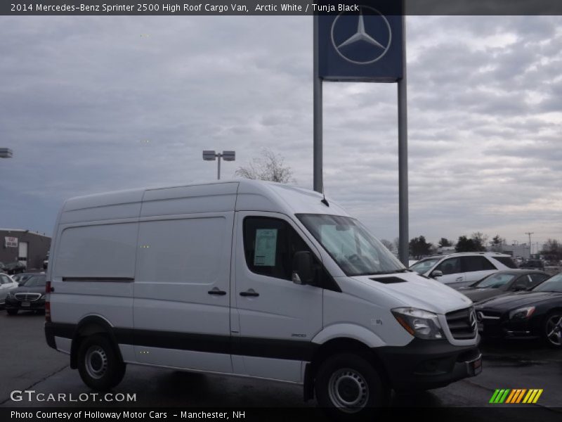 Arctic White / Tunja Black 2014 Mercedes-Benz Sprinter 2500 High Roof Cargo Van