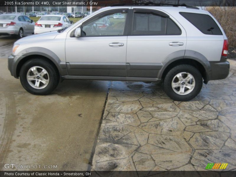 Clear Silver Metallic / Gray 2005 Kia Sorento EX 4WD