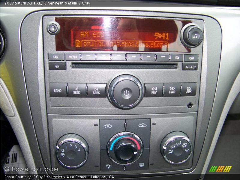 Silver Pearl Metallic / Gray 2007 Saturn Aura XE