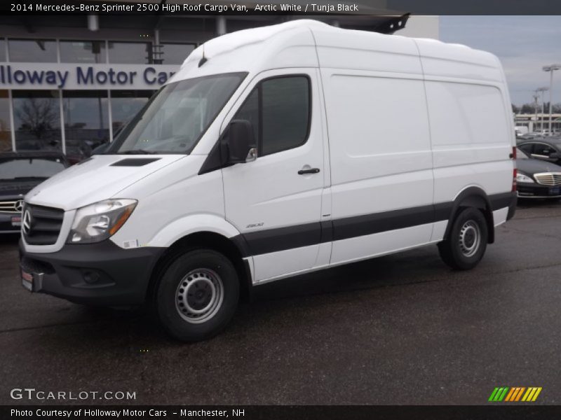 Arctic White / Tunja Black 2014 Mercedes-Benz Sprinter 2500 High Roof Cargo Van