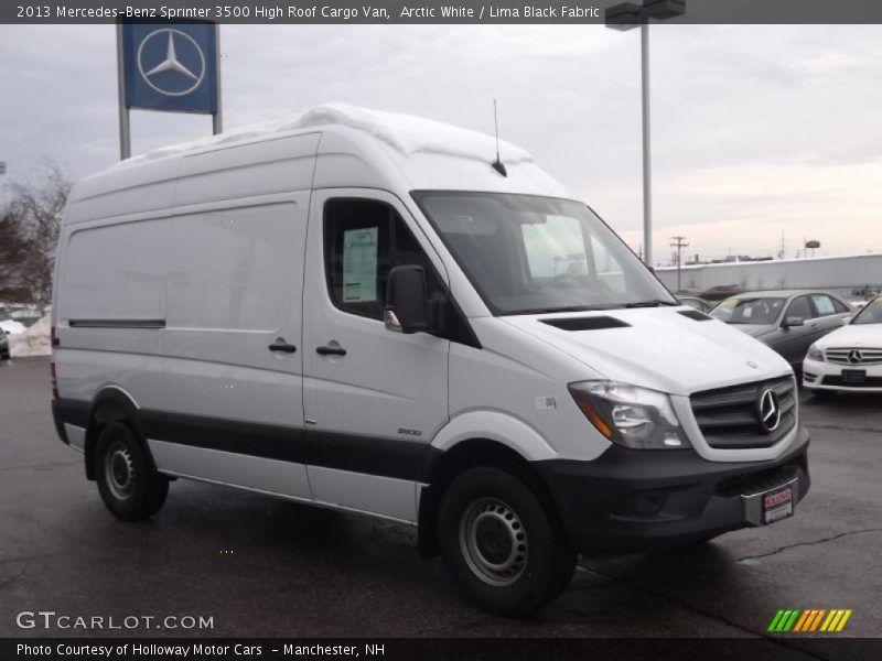 Arctic White / Lima Black Fabric 2013 Mercedes-Benz Sprinter 3500 High Roof Cargo Van