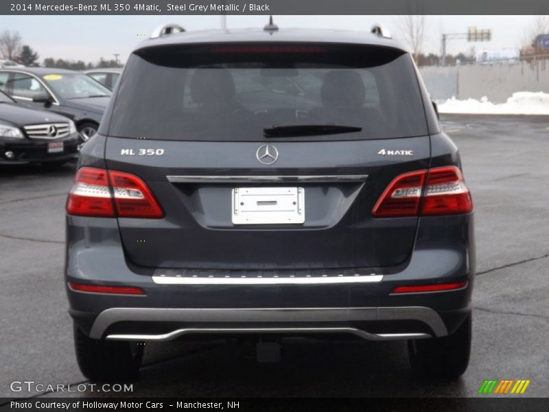 Steel Grey Metallic / Black 2014 Mercedes-Benz ML 350 4Matic