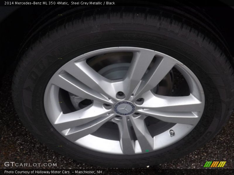 Steel Grey Metallic / Black 2014 Mercedes-Benz ML 350 4Matic
