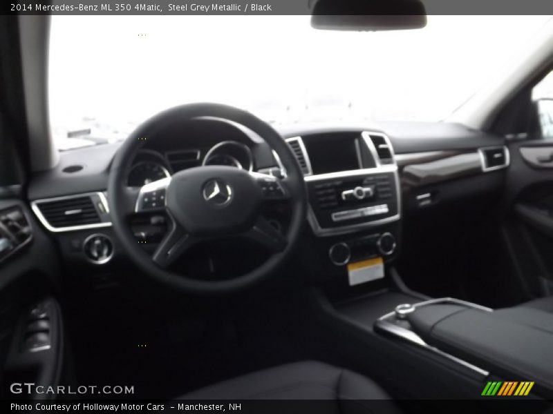 Steel Grey Metallic / Black 2014 Mercedes-Benz ML 350 4Matic