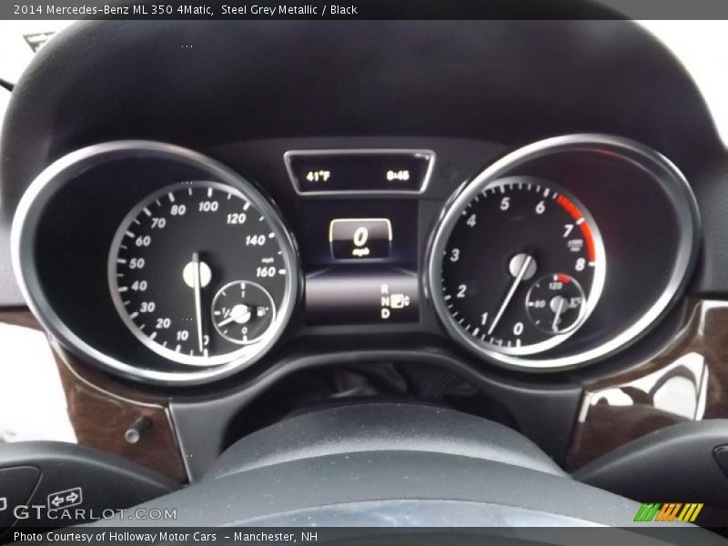 Steel Grey Metallic / Black 2014 Mercedes-Benz ML 350 4Matic