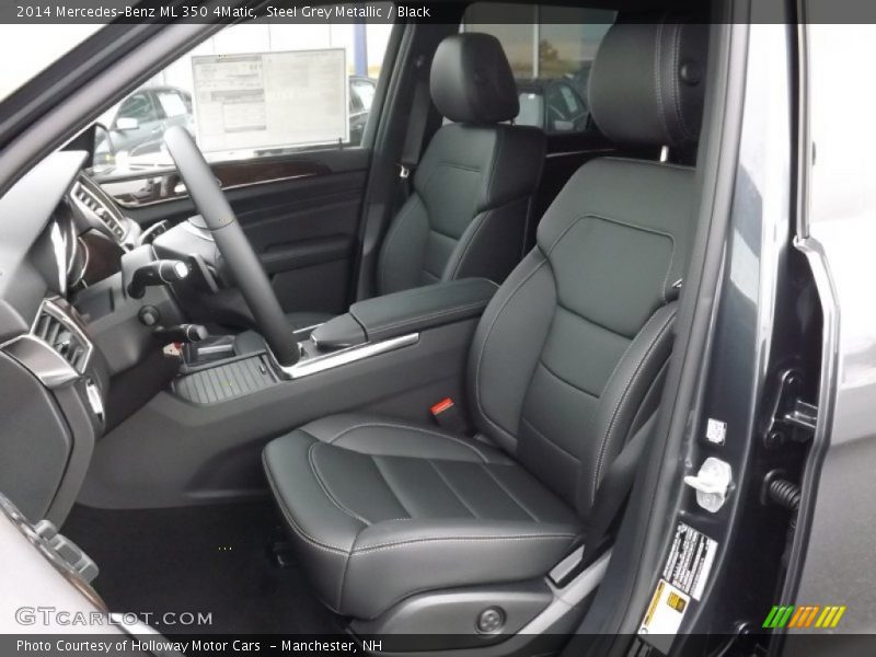 Steel Grey Metallic / Black 2014 Mercedes-Benz ML 350 4Matic
