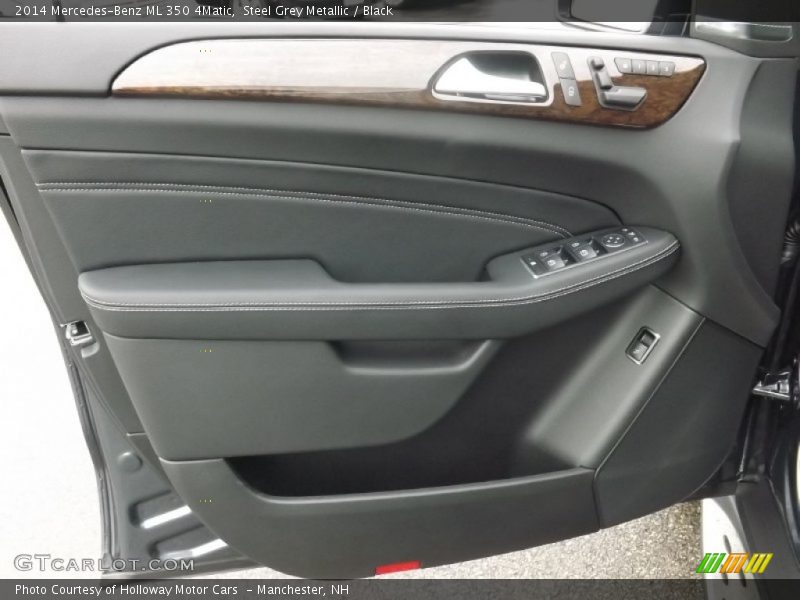 Steel Grey Metallic / Black 2014 Mercedes-Benz ML 350 4Matic