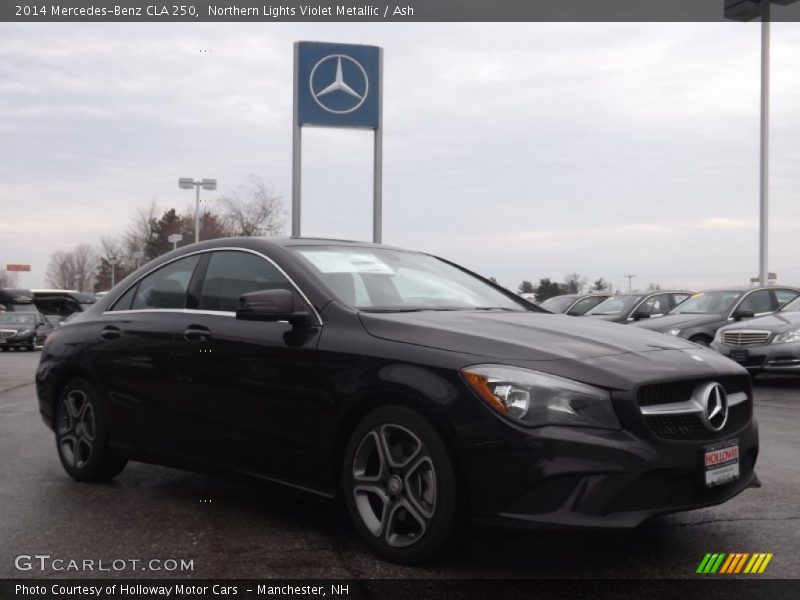 Northern Lights Violet Metallic / Ash 2014 Mercedes-Benz CLA 250