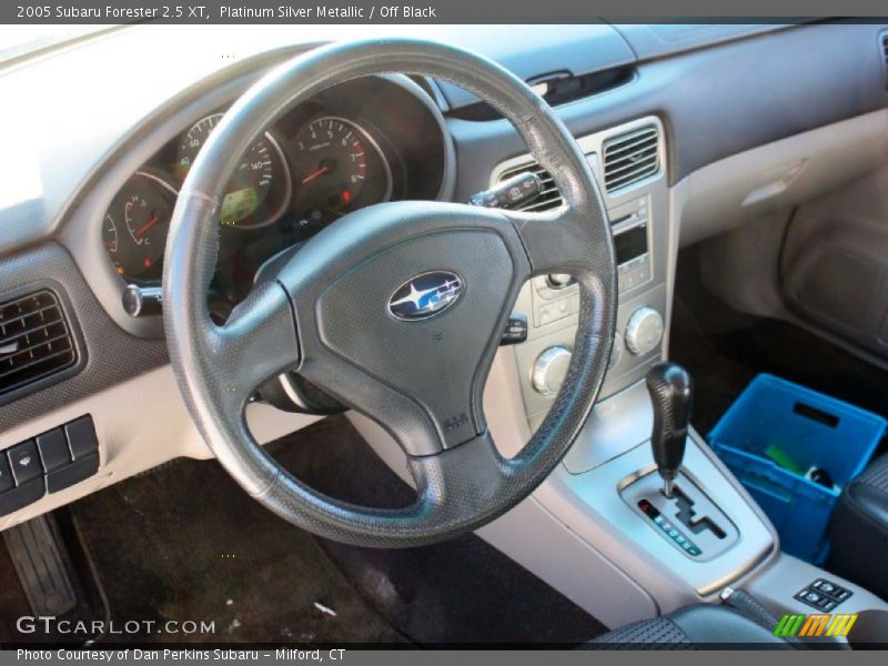 Platinum Silver Metallic / Off Black 2005 Subaru Forester 2.5 XT