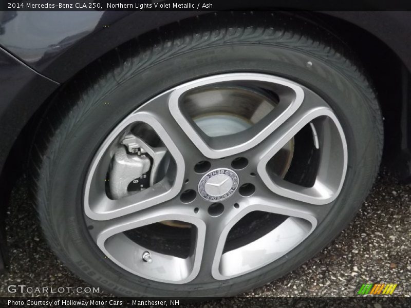 Northern Lights Violet Metallic / Ash 2014 Mercedes-Benz CLA 250